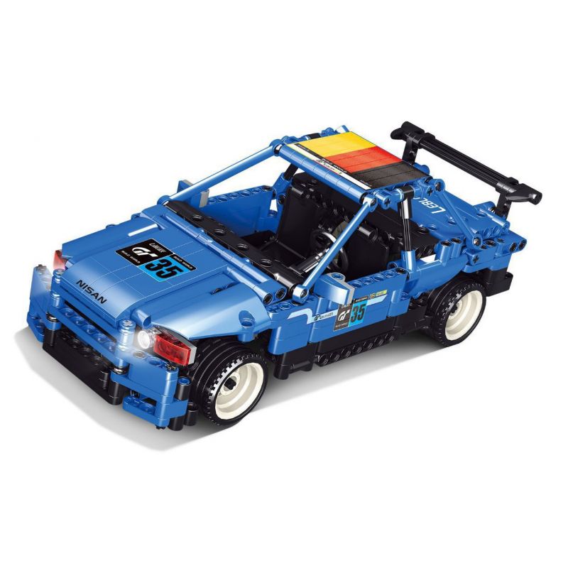 SHENZHEN RAEL ENTERTAINMENT 50032-7 non Lego XE ĐẦU KÉO NISSAN GTR R35 bộ đồ chơi xếp lắp ráp ghép mô hình Technic Kỹ Thuật Công Nghệ Cao Mô Hình Phương Tiện 425 khối