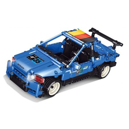 SHENZHEN RAEL ENTERTAINMENT 50032-7 non  XE ĐẦU KÉO NISSAN GTR R35 bộ đồ chơi xếp lắp ráp ghép mô hình  Kỹ Thuật Công Nghệ Cao Mô Hình Phương Tiện 425 khối