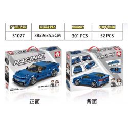 LEYI 31027 non  PORSCHE PALMERA. bộ đồ chơi xếp lắp ráp ghép mô hình Racing RACING PORSCHE PANAMERA Cuộc Đua 301 khối