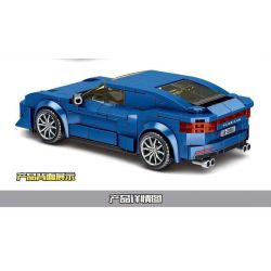 LEYI 31027 non  PORSCHE PALMERA. bộ đồ chơi xếp lắp ráp ghép mô hình Racing RACING PORSCHE PANAMERA Cuộc Đua 301 khối