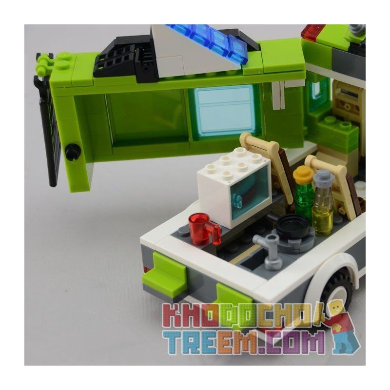 QMAN ENLIGHTEN KEEPPLEY 1120 non  PICNIC BÃI BIỂN VUI VẺ bộ đồ chơi xếp lắp ráp ghép mô hình City PLEASANT TRIP Thành Phố 380 khối