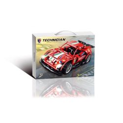 SHENZHEN RAEL ENTERTAINMENT 50032-4 non  FERRARI 488 LÙI XE bộ đồ chơi xếp lắp ráp ghép mô hình  Kỹ Thuật Công Nghệ Cao Mô Hình Phương Tiện 452 khối