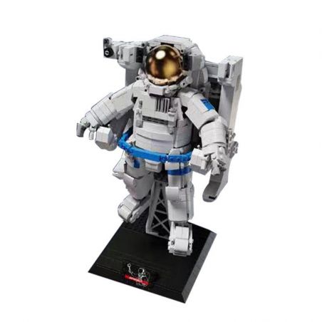 QIZHILE 90022 non  PHI HÀNH GIA bộ đồ chơi xếp lắp ráp ghép mô hình Creator Expert HARDCORE MANUFACT SPACE EXPLORING ASTRONAUT Chuyên Gia Sáng Tạo 1515 khối