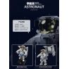 QIZHILE 90022 non  PHI HÀNH GIA bộ đồ chơi xếp lắp ráp ghép mô hình Creator Expert HARDCORE MANUFACT SPACE EXPLORING ASTRONAUT Chuyên Gia Sáng Tạo 1515 khối