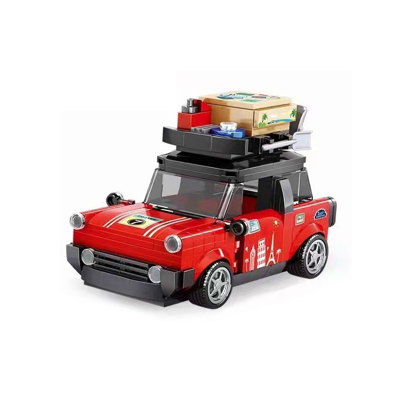 ACHKO 50031 non Lego BMW MINI COOPER bộ đồ chơi xếp lắp ráp ghép mô hình Racers COME ALIVE Đua Tốc Độ 301 khối