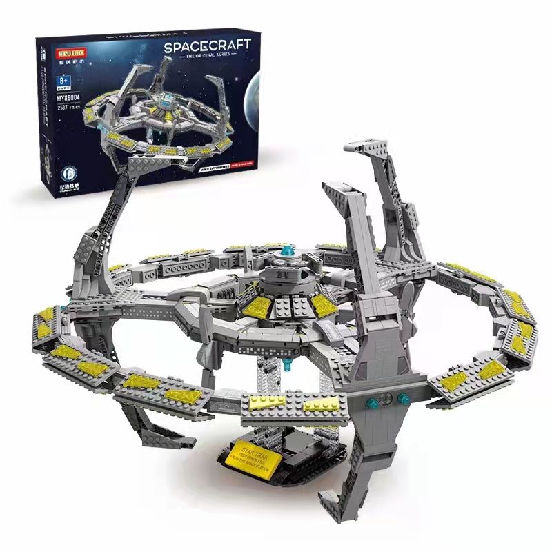 MOYU BLOCK MY89004 89004 non Lego TRẠM VŨ TRỤ KHÔNG GIAN SÂU 5 bộ đồ chơi xếp lắp ráp ghép mô hình Movie & Game SPACECRAFT N.S.S ENTURPRISE DEEP FIVE Phim Và Trò Chơi 2537 khối