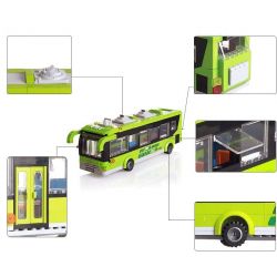 QMAN ENLIGHTEN KEEPPLEY 1121 non  XE BUÝT THÀNH PHỐ bộ đồ chơi xếp lắp ráp ghép mô hình City CITY BUSES 418 khối QMAN ENLIGHTEN KEEPPLEY 1121 non  XE BUÝT THÀNH PHỐ bộ đồ chơi xếp lắp ráp ghép mô hình City CITY BUSES 418 khối