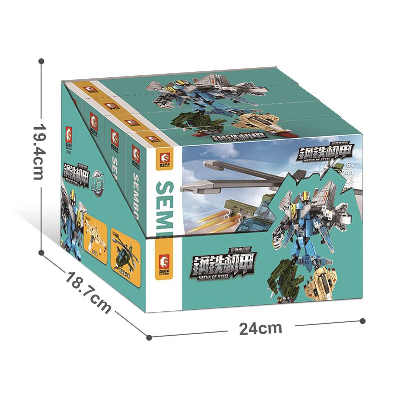 SEMBO 103242 103243 103244 103241 non  STEEL MECHA JIBIAN GALE MÁY BAY VẬN TẢI 4 TỔ HỢP CHIẾN ĐẤU TÀNG HÌNH TRỰC THĂNG VŨ TRANG bộ đồ chơi xếp lắp ráp ghép mô hình Transformers MECHA OF STEEL Robot Đại Chiến Người Máy Biến Hình 839 khối