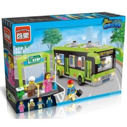 Enlighten 1121 Qman 1121 Xếp hình kiểu Lego CITY City Buses Xe Buýt Thành Phố 418 khối