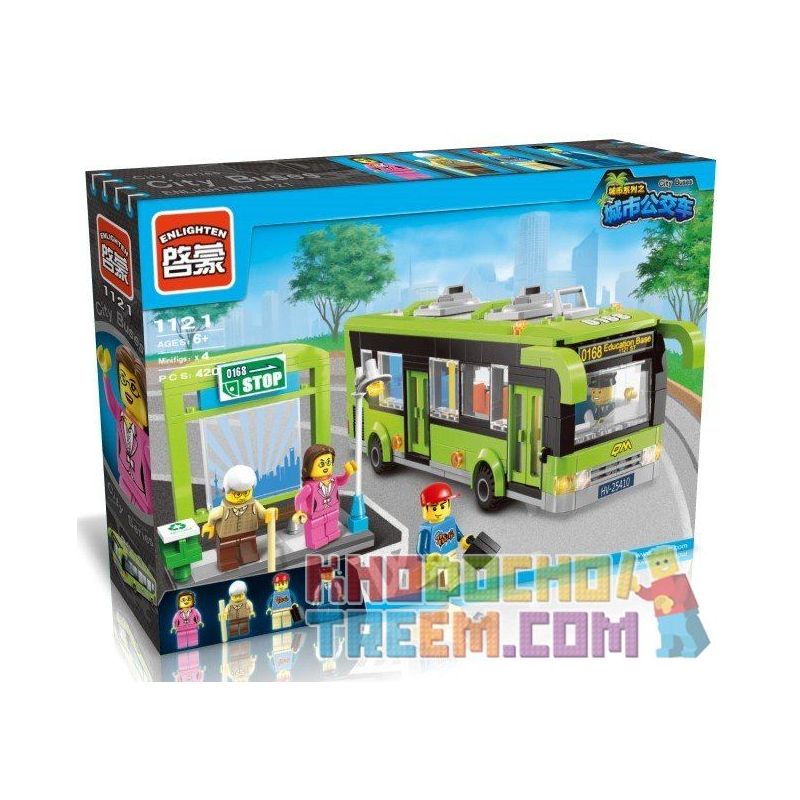 QMAN ENLIGHTEN KEEPPLEY 1121 non  XE BUÝT THÀNH PHỐ bộ đồ chơi xếp lắp ráp ghép mô hình City CITY BUSES 418 khối QMAN ENLIGHTEN KEEPPLEY 1121 non  XE BUÝT THÀNH PHỐ bộ đồ chơi xếp lắp ráp ghép mô hình City CITY BUSES 418 khối