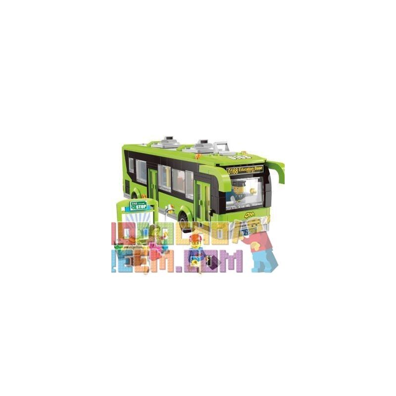 Enlighten 1121 Qman 1121 KEEPPLEY 1121 Xếp hình kiểu Lego CITY City Buses Xe Buýt Thành Phố 418 khối Enlighten 1121 Qman 1121 KEEPPLEY 1121 Xếp hình kiểu Lego CITY City Buses Xe Buýt Thành Phố 418 khối