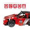 GBL KY1044 1044 non  VEYRON ĐỎ bộ đồ chơi xếp lắp ráp ghép mô hình  PROJECT MACHINE Kỹ Thuật Công Nghệ Cao Mô Hình Phương Tiện 410 khối