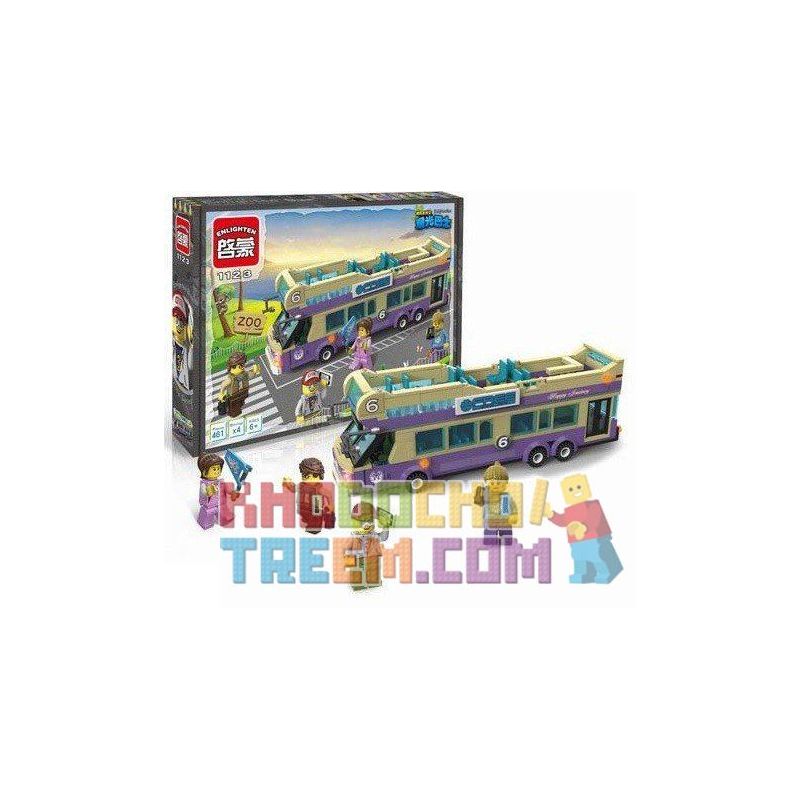 QMAN ENLIGHTEN KEEPPLEY 1123 non  XE BUÝT DU LỊCH 2 TẦNG bộ đồ chơi xếp lắp ráp ghép mô hình City SIGHTSEEING BUS Thành Phố 455 khối QMAN ENLIGHTEN KEEPPLEY 1123 non  XE BUÝT DU LỊCH 2 TẦNG bộ đồ chơi xếp lắp ráp ghép mô hình City SIGHTSEEING BUS Thành Phố 455 khối