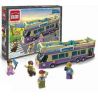 QMAN ENLIGHTEN KEEPPLEY 1123 non  XE BUÝT DU LỊCH 2 TẦNG bộ đồ chơi xếp lắp ráp ghép mô hình City SIGHTSEEING BUS Thành Phố 455 khối
