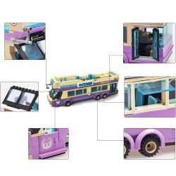 QMAN ENLIGHTEN KEEPPLEY 1123 non  XE BUÝT DU LỊCH 2 TẦNG bộ đồ chơi xếp lắp ráp ghép mô hình City SIGHTSEEING BUS Thành Phố 455 khối QMAN ENLIGHTEN KEEPPLEY 1123 non  XE BUÝT DU LỊCH 2 TẦNG bộ đồ chơi xếp lắp ráp ghép mô hình City SIGHTSEEING BUS Thành Phố 455 khối