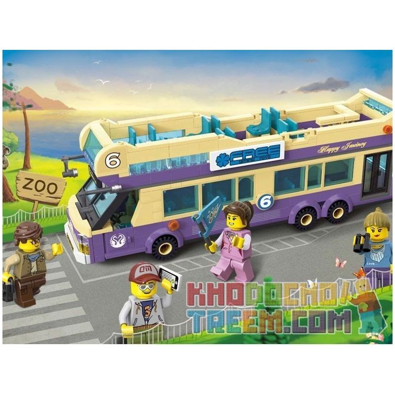 QMAN ENLIGHTEN KEEPPLEY 1123 non  XE BUÝT DU LỊCH 2 TẦNG bộ đồ chơi xếp lắp ráp ghép mô hình City SIGHTSEEING BUS Thành Phố 455 khối QMAN ENLIGHTEN KEEPPLEY 1123 non  XE BUÝT DU LỊCH 2 TẦNG bộ đồ chơi xếp lắp ráp ghép mô hình City SIGHTSEEING BUS Thành Phố 455 khối