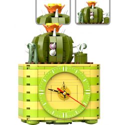 HENGTAI 92032C non  CÂY XƯƠNG RỒNG bộ đồ chơi xếp lắp ráp ghép mô hình TIMESPRITE TIME POTTED 260 khối