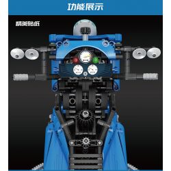 MouldKing 23009 Mould King 23009 non  BẢN CONCEPT MÔTÔ BAY bộ đồ chơi xếp lắp ráp ghép mô hình  FLY MOTOR CONCEPT Kỹ Thuật Công Nghệ Cao Mô Hình Phương Tiện 1536 khối