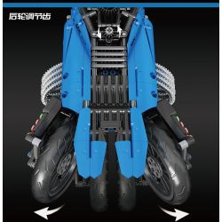 MouldKing 23009 Mould King 23009 non  BẢN CONCEPT MÔTÔ BAY bộ đồ chơi xếp lắp ráp ghép mô hình  FLY MOTOR CONCEPT Kỹ Thuật Công Nghệ Cao Mô Hình Phương Tiện 1536 khối