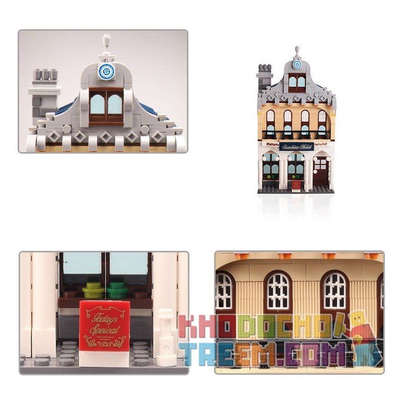 QMAN ENLIGHTEN KEEPPLEY 1127 non  KHÁCH SẠN MẶT TRỜI bộ đồ chơi xếp lắp ráp ghép mô hình City SUNSHINE HOTEL Thành Phố 628 khối QMAN ENLIGHTEN KEEPPLEY 1127 non  KHÁCH SẠN MẶT TRỜI bộ đồ chơi xếp lắp ráp ghép mô hình City SUNSHINE HOTEL Thành Phố 628 khối
