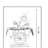 HENGTAI 92032B non  TRONG CHẬU bộ đồ chơi xếp lắp ráp ghép mô hình TIMESPRITE TIME POTTED 220 khối