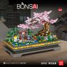 ZHEGAO 00900 non  CÂY CẢNH HOA ĐÀO bộ đồ chơi xếp lắp ráp ghép mô hình BONSAI ELEGANT CHINESE STYLE 1101 khối