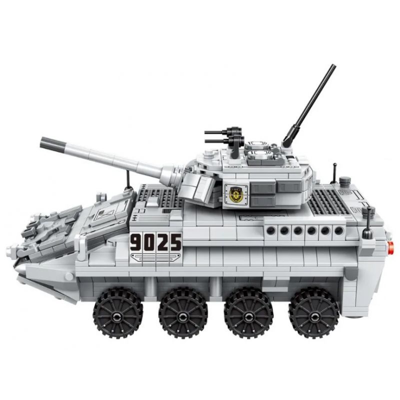 MINGDI 9025 non Lego SƯ TỬ HOANG DÃ - XE BỌC THÉP QUÂN SỰ bộ đồ chơi xếp lắp ráp ghép mô hình Military Army Quân Sự Bộ Đội 812 khối