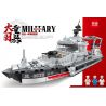 MINGDI 9020 non  TÀU TUẦN TRA QUÂN SỰ GIAO LONG bộ đồ chơi xếp lắp ráp ghép mô hình Military Army Quân Sự Bộ Đội 826 khối