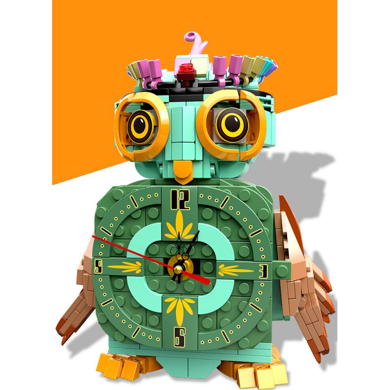 HENGTAI 92036 non  CÚ. bộ đồ chơi xếp lắp ráp ghép mô hình TIMESPRITE TIME ANIMAL 770 khối