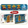 LEYI 81009 non  HOÀNG HẠC THÁP bộ đồ chơi xếp lắp ráp ghép mô hình Buildings YELLOW CRANE TOWER 718 khối