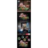 ZHEGAO 00898 non  BONSAI ANH ĐÀO SIÊU NHỎ bộ đồ chơi xếp lắp ráp ghép mô hình BONSAI MICRO CHERRY JAPANESE WIND 1286 khối