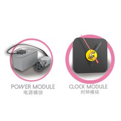 HENGTAI 92035 non  CỐI XAY GIÓ THỜI GIAN bộ đồ chơi xếp lắp ráp ghép mô hình TIMESPRITE TIME WINDMILL 1944 khối