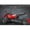 EPIN M004 non  CON BÁO ĐÔ THỊ bộ đồ chơi xếp lắp ráp ghép mô hình  CITY CHEETAH Kỹ Thuật Công Nghệ Cao Mô Hình Phương Tiện 208 khối