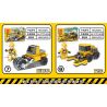 MINGDI LEIBAO D020 non  ĐỘI KỸ THUẬT ĐÔ THỊ 8 TỔ HỢP bộ đồ chơi xếp lắp ráp ghép mô hình City CITY ENGINEERING TEAM Thành Phố 411 khối