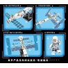 LEYI 81003 non  TRẠM VŨ TRỤ BIẾN ĐÔI bộ đồ chơi xếp lắp ráp ghép mô hình Space Thám Hiểm Không Gian 728 khối