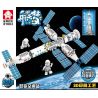 LEYI 81003 non  TRẠM VŨ TRỤ BIẾN ĐÔI bộ đồ chơi xếp lắp ráp ghép mô hình Space Thám Hiểm Không Gian 728 khối