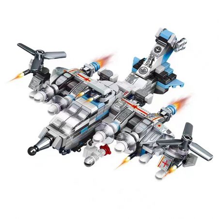 MINGDI LEIBAO K095 non  MÁY BAY CHIẾN ĐẤU STORM 8 KẾT HỢP bộ đồ chơi xếp lắp ráp ghép mô hình SPEED RACING 505 khối