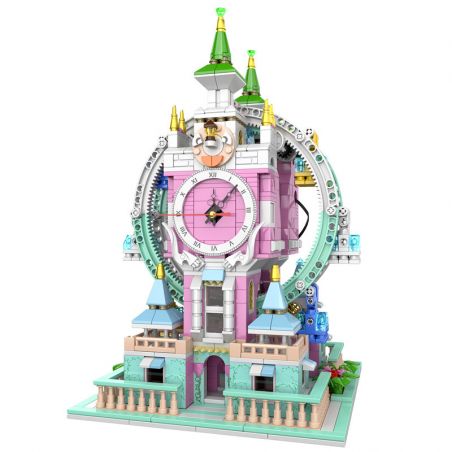 HENGTAI 92033 non  BÁNH XE THỜI GIAN bộ đồ chơi xếp lắp ráp ghép mô hình TIMESPRITE TIME WHEEL 1784 khối