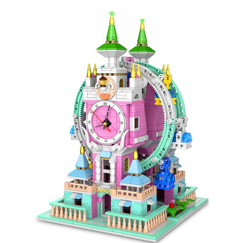 HENGTAI 92033 non  BÁNH XE THỜI GIAN bộ đồ chơi xếp lắp ráp ghép mô hình TIMESPRITE TIME WHEEL 1784 khối