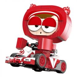 XINGBAO XB non  KART 6. bộ đồ chơi xếp lắp ráp ghép mô hình Crazy Racing Đua Xe Điên Loạn 321 khối