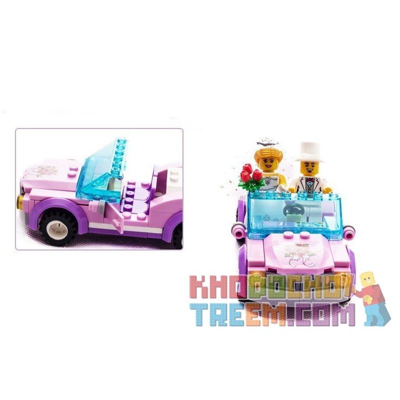 QMAN ENLIGHTEN KEEPPLEY 1129 non  ĐÁM CƯỚI HẠNH PHÚC bộ đồ chơi xếp lắp ráp ghép mô hình City WEDDING ROOM Thành Phố 613 khối