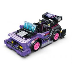 XINGBAO XB non  6 LÁ CỜ ĐỎ NGỌN LỬA TAXI ĐỘI CHIẾN THẮNG GT3 SAIBO BURST MARATHON TOÀN CẦU ATATE LAPETOS bộ đồ chơi xếp lắp ráp ghép mô hình Crazy Racing Đua Xe Điên Loạn 957 khối