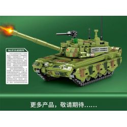 SEMBO 203106 non  XE TĂNG CHIẾN ĐẤU CHỦ LỰC KIỂU 96 bộ đồ chơi xếp lắp ráp ghép mô hình Military Army TYPE 96 MAIN BATTLE TANK Quân Sự Bộ Đội 615 khối