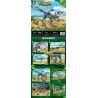 ZHEGAO QL1734 1734 non  MÁY T-REX bộ đồ chơi xếp lắp ráp ghép mô hình Jurassic World DINOSAUR Thế Giới Khủng Long 327 khối