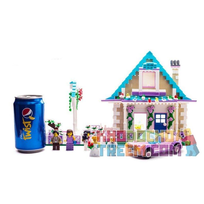 QMAN ENLIGHTEN KEEPPLEY 1129 non  ĐÁM CƯỚI HẠNH PHÚC bộ đồ chơi xếp lắp ráp ghép mô hình City WEDDING ROOM Thành Phố 613 khối