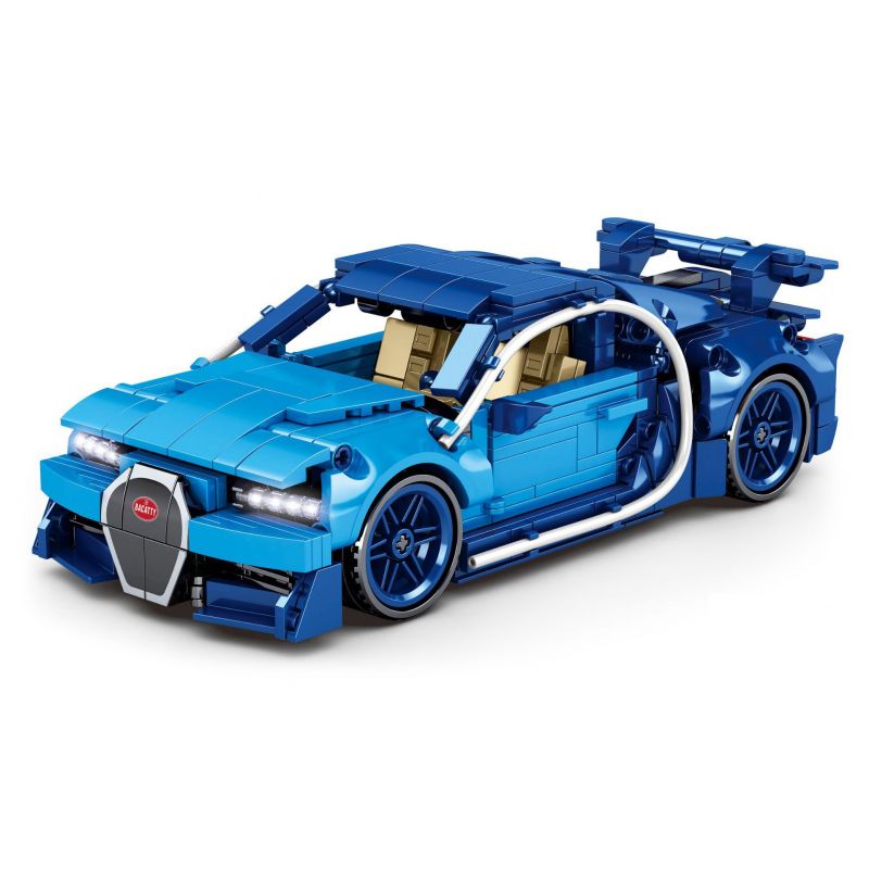 SHENG YUAN SY 8252 non Lego BUGADI DILONG 1:18. tỷ lệ 1:18 bộ đồ chơi xếp lắp ráp ghép mô hình Racers BUGATTI CHIRON Đua Tốc Độ 690 khối