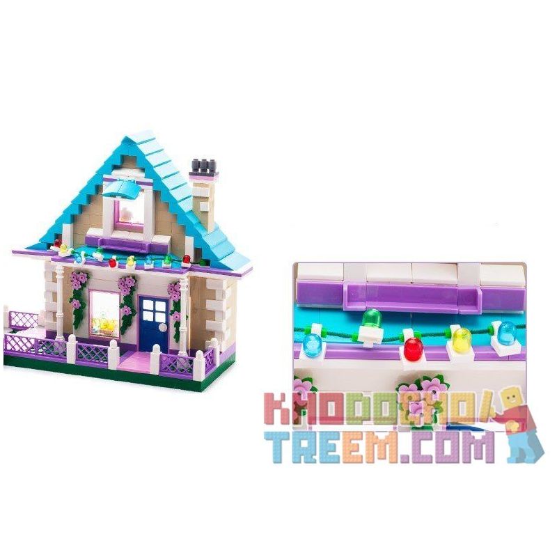 QMAN ENLIGHTEN KEEPPLEY 1129 non  ĐÁM CƯỚI HẠNH PHÚC bộ đồ chơi xếp lắp ráp ghép mô hình City WEDDING ROOM Thành Phố 613 khối