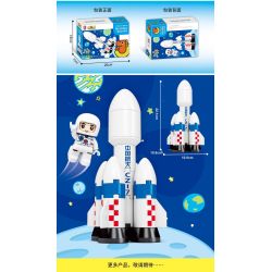 SEMBO 690202 non  TÊN LỬA TRƯỜNG CHINH 7 THÁNG BA bộ đồ chơi xếp lắp ráp ghép mô hình Military Army Quân Sự Bộ Đội