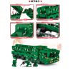 ZHEGAO QL0198 0198 non  ĐẠI BÀNG TẤN CÔNG 12-B bộ đồ chơi xếp lắp ráp ghép mô hình Iron Blood Military Spirit PALACE BUILDING 1251 khối