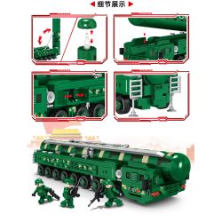 ZHEGAO QL0197 0197 non  ĐÔNG PHONG-41 bộ đồ chơi xếp lắp ráp ghép mô hình Iron Blood Military Spirit PALACE BUILDING 949 khối